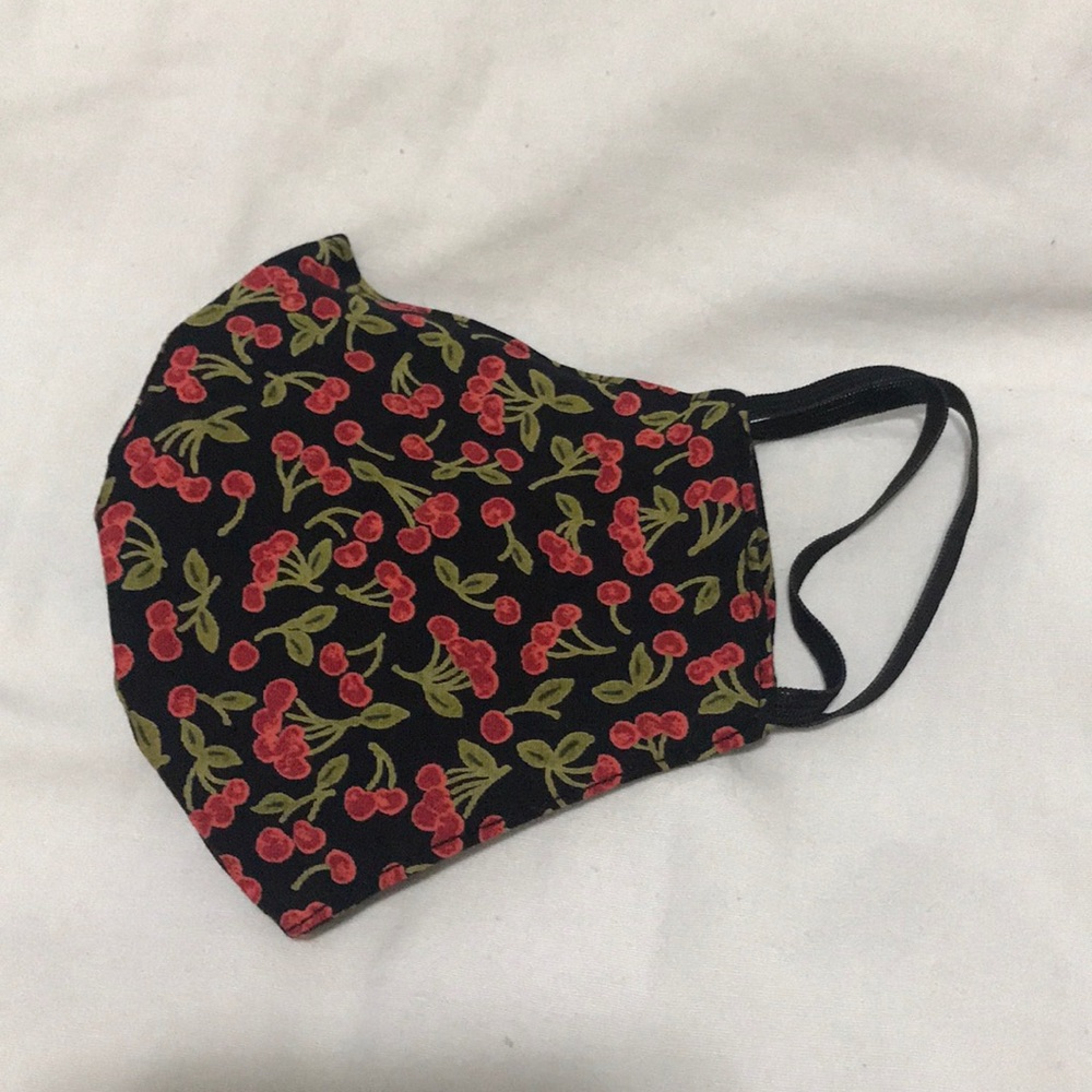 3/$20 Cherry 🍒 face mask new never used